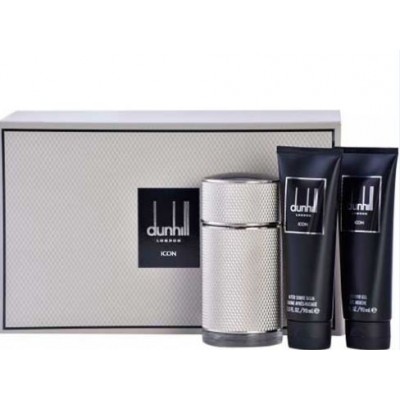 DUNHILL Icon SET: EDP 50ml + aftershave balm 90ml + shower gel 90ml 